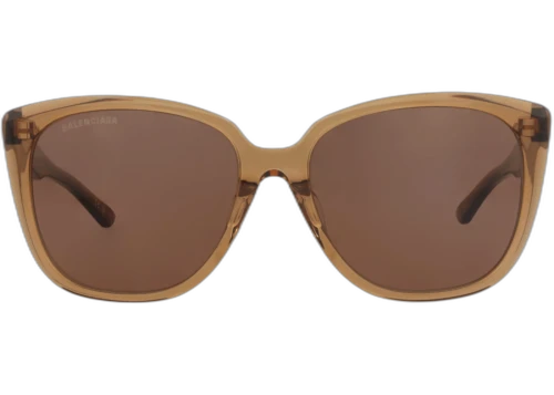 Balenciaga Square Frame Acetate Sunglasses BB0175SA-30011345-005 Brown Brown Brown