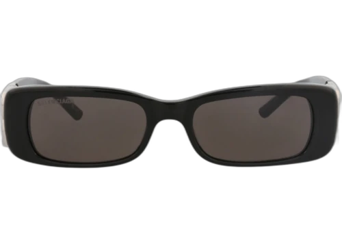Balenciaga Square Frame Recycled Acetate Sunglasses BB0096S-30008871-017 Black Silver Grey