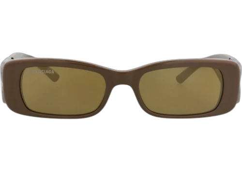Balenciaga Square Frame Recycled Acetate Sunglasses BB0096S-30008871-019 Brown Ruthenium Bronze