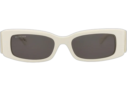 Balenciaga Square Frame Recycled Acetate Sunglasses BB0260S-30013974-003 White White Grey