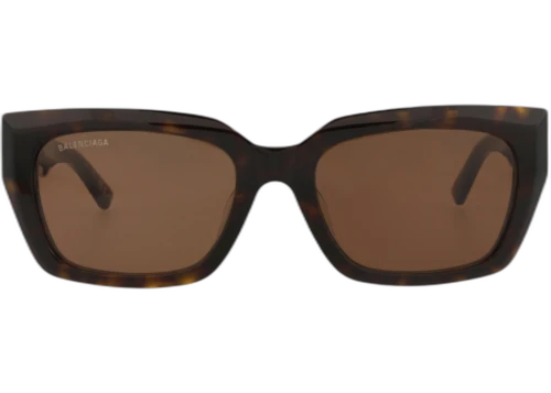 Balenciaga Square Frame Recycled Acetate Sunglasses BB0272SA-30013994-002 Havana Havana Brown