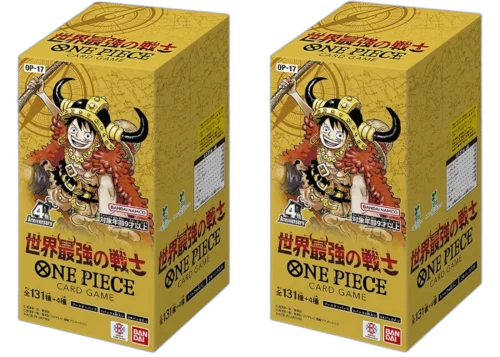 Bandai One Piece Card Game The Worlds Strongest Warriors Booster Box (OP-17 Japanese) x2 Lot