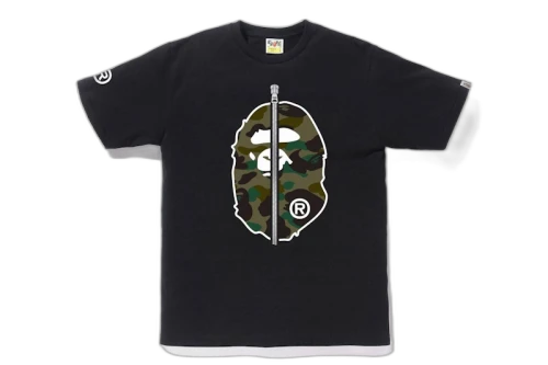 BAPE 1st Camo 2nd Ape Tee Black/Green
