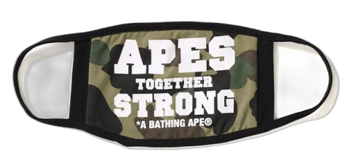 BAPE 1st Camo ATS Mask Green