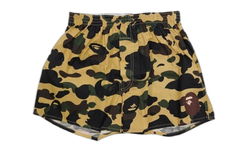 BAPE 1st Camo Boxers Yellow