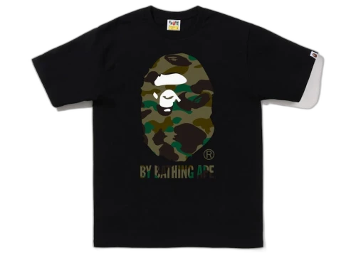 BAPE 1st Camo By Bathing Ape Tee Black/Green