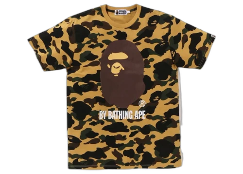 BAPE 1st Camo By Bathing Ape Tee Yellow