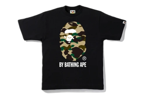 BAPE 1st Camo By Bathing Tee Black/Camo