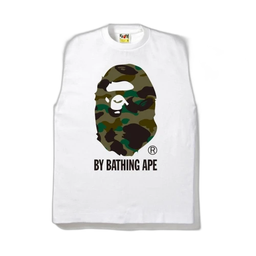 BAPE 1st Camo by Bathing Tee White/Green