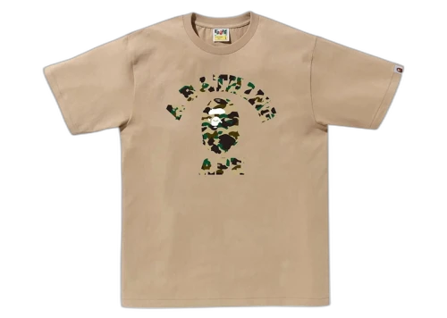 BAPE 1st Camo College Tee (SS24) Beige/Yellow