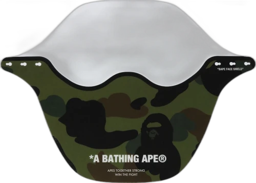 BAPE 1st Camo Face Shield Green
