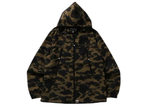 BAPE 1st Camo Hoodie Jacket (FW23) Green