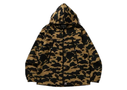 BAPE 1st Camo Hoodie Jacket (FW23) Yellow