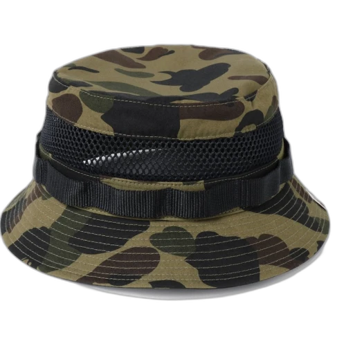 BAPE 1st Camo Military Mesh Hat Green
