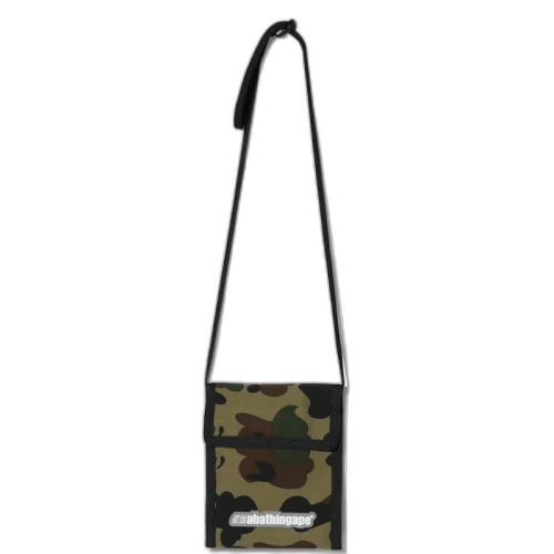 BAPE 1st Camo Mini Pass Case Green