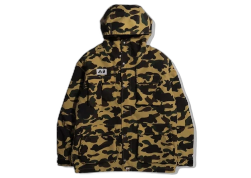 BAPE 1st Camo Mountain Parka Yellow