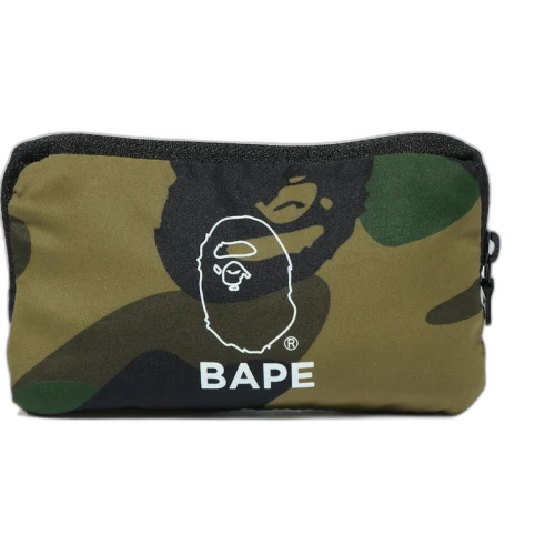 BAPE 1st Camo Packable Tote Bag Green