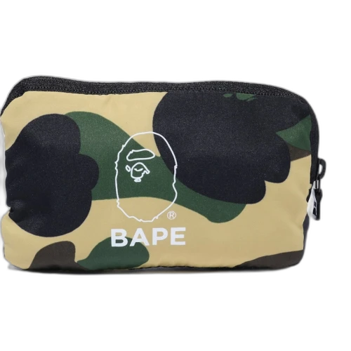 BAPE 1st Camo Packable Tote Bag Yellow