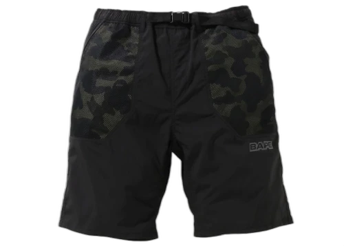 BAPE 1st Camo Pocket Shorts Black