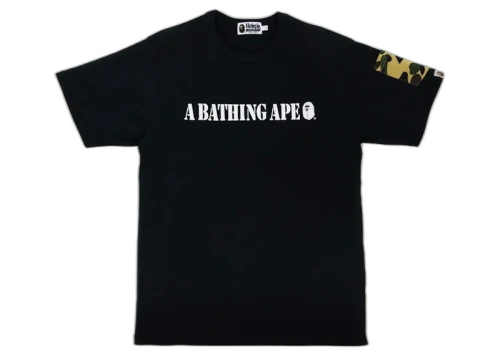 BAPE 1st Camo Pocket Tee Black