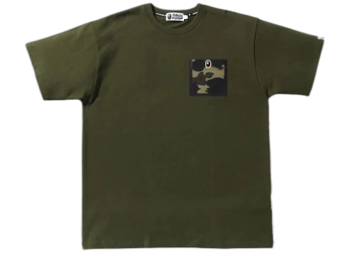 BAPE 1st Camo Pocket Tee (SS22) Olivedrab