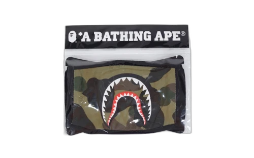 BAPE 1st Camo Shark Face Mask Green