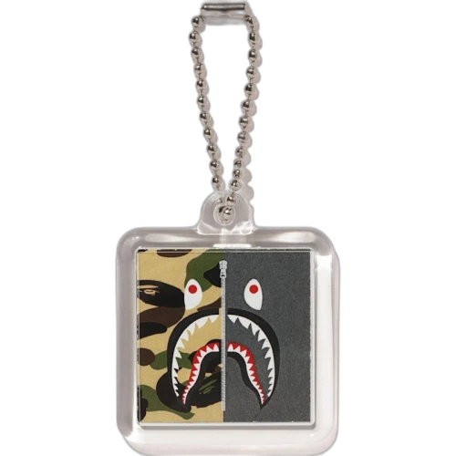 BAPE 1st Camo Shark Keychain Yellow