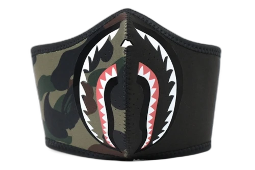 BAPE 1st Camo Shark Mask (FW18) Green