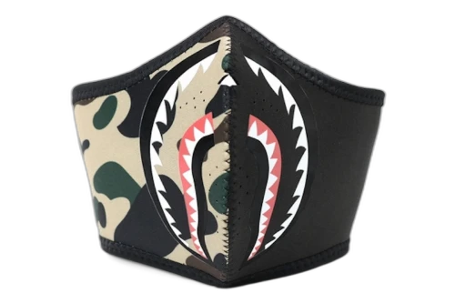 BAPE 1st Camo Shark Mask (FW18) Yellow