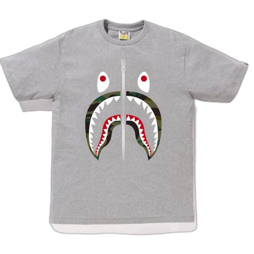 BAPE 1st Camo Shark Tee (SS18) Gray/Green