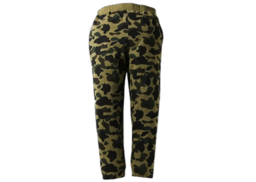 BAPE 1st Camo Sweatpants Green