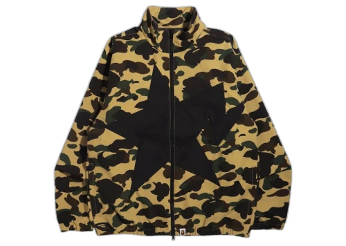 BAPE 1st Camo Track Jacket Yellow