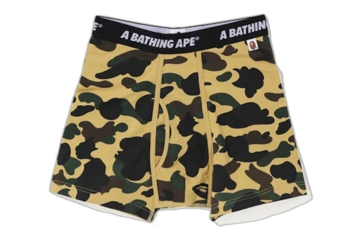 BAPE 1st Camo Trunks (FW19) Yellow