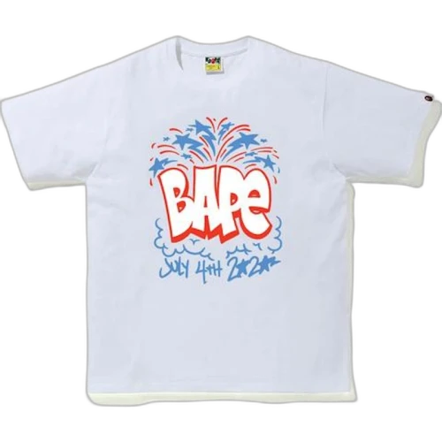 BAPE 2020 Independence Day Tee White