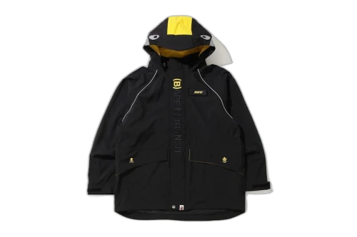 BAPE 2Layer Shark Parka Black