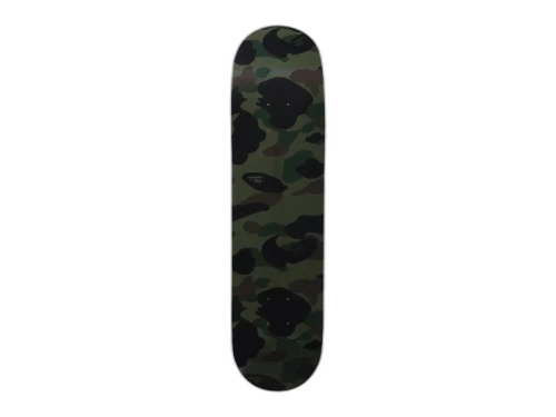 BAPE A Bathing Ape 1st Camo Skateboard Deck Green