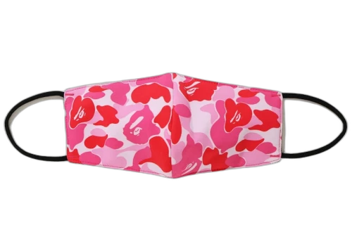 BAPE A Bathing Ape ABC Camo Mask Pink
