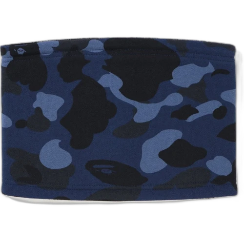 BAPE A Bathing Ape Color Camo Neck Warmer Navy