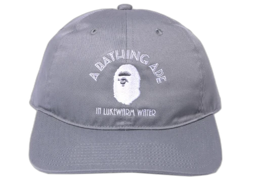 BAPE A Bathing Ape Panel #2 Cap Gray