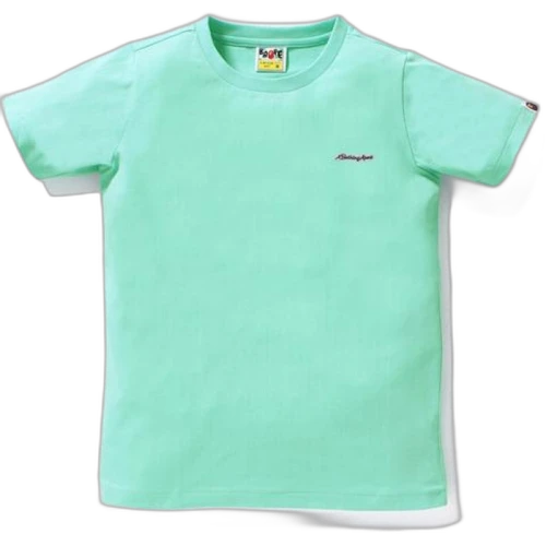 BAPE A Bathing Ape Patch Tee Tee (Ladies) Green
