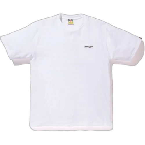 BAPE A Bathing Ape Patch Tee Tee White