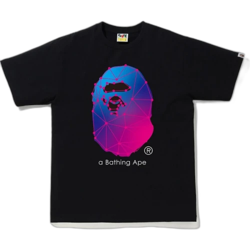 BAPE A Bathing Ape Spider Web Tee Black