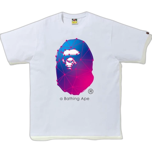 BAPE A Bathing Ape Spider Web Tee White