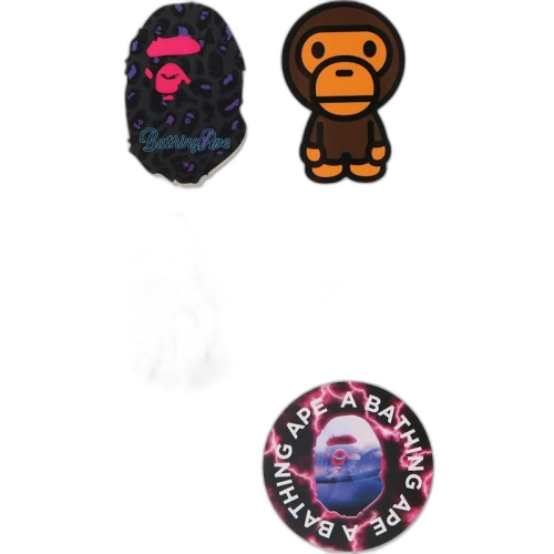 BAPE A Bathing Ape Sticker Set (FW20) Multi