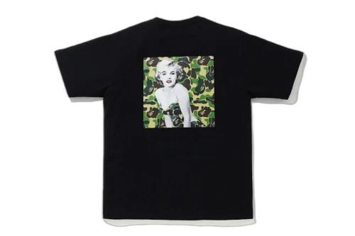 BAPE A BATHING APE x Marilyn Monroe Iconic Tee Black