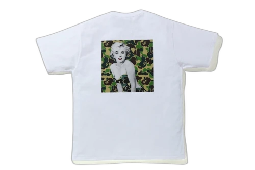 BAPE A BATHING APE x Marilyn Monroe Iconic Tee White