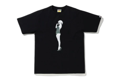 BAPE A BATHING APE x Marilyn Monroe Tee Black