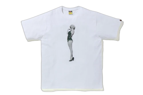 BAPE A BATHING APE x Marilyn Monroe Tee White