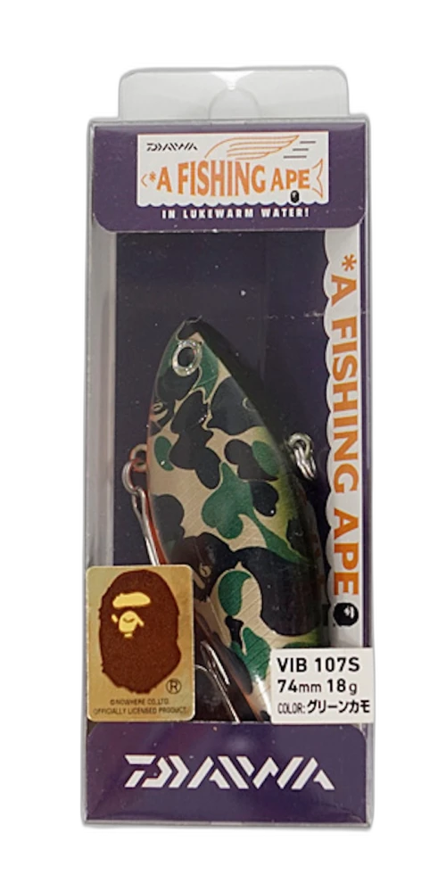 BAPE X Daiwa A Fishing Ape ABC Camo R50 LD-F Fishing Lure Green