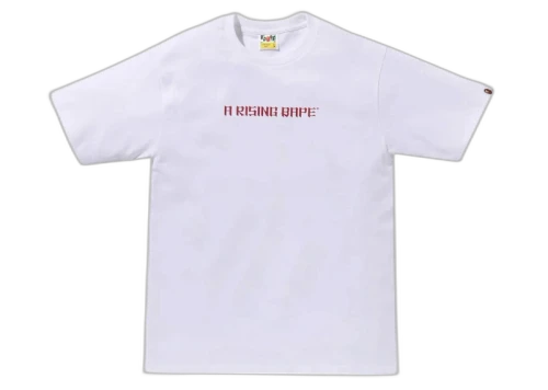 BAPE A Rising BAPE Dragon Tee White